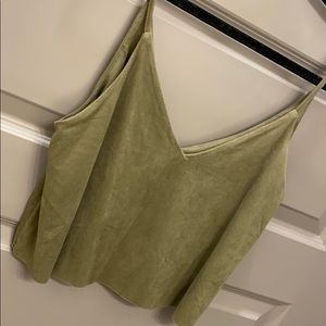 F21 velvet tank